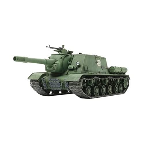 Tamiya 300035303 - 1:35 WWII Russischer Kampfpanzer JSU-152 (2), grün von Tamiya