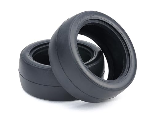 Tamiya 300050454-1:10 Reifen Slick Baukasten-Typ, 2, Schwarz Tamiya 300050454-1:10 Reifen Slick Baukasten-Typ, 2, Schwarz von Tamiya
