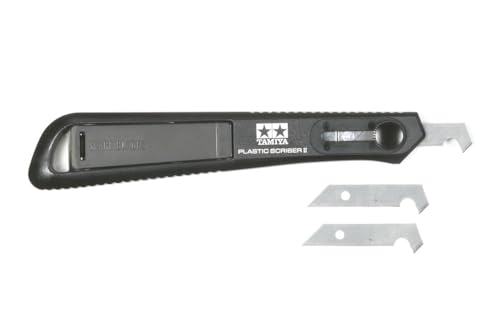 Tamiya 300074091 - Plastik Schaber II, Schwarz von TAMIYA