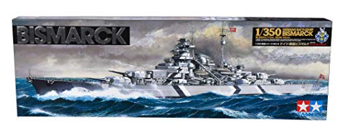 Tamiya 300078013 - 1:350 WWII Deutsches Kampfschiff Bismarck von TAMIYA