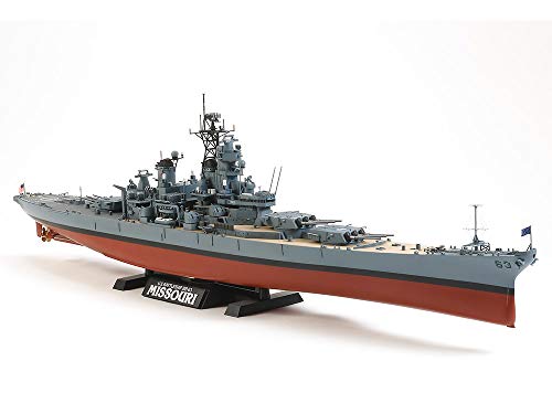 Tamiya 300078029-1:350 US Schlachtschiffs BB-63 Missouri ('91) von TAMIYA