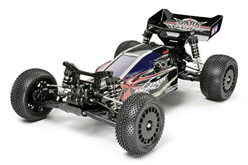 Tamiya 300158370 1:10 Dark Impact 4WD Buggy DF-03, ferngesteuertes Auto, RC Fahrzeug, Modellbau, Bausatz zum Zusammenbauen, Hobby, Basteln von Tamiya