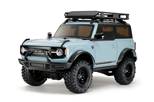 Tamiya 58705 1:10 RC Ford Bronco 2021 (CC-02) - ferngesteuertes Auto, RC Fahrzeug, Modellbau, Bausatz zum Zusammenbauen, Bausatzmodell von Tamiya
