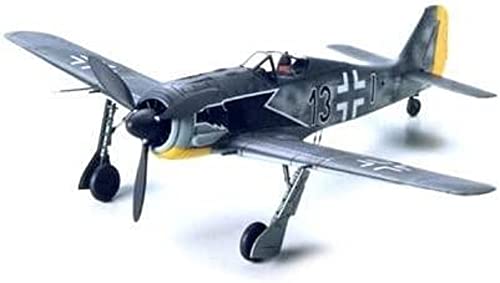 TAMIYA 300060766-1:72 Focke Wulf Fw 190 A-3, Luftfahrt, Militär, Flugzeug,originalgetreue Nachbildung, Plastik Bausatz, Basteln, Modellbausatz, Zusammenbauen, unlackiert von TAMIYA