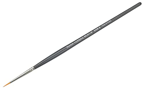 Tamiya 87049 Pinsel High Finish (Punkt), fein, Modellbau-Zubehör, Bastelwerkzeuge, hochwertiges Modellbauzubehör von Tamiya