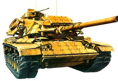 US Marine M60A1 with Reactive Armor US Marine M60A1 with Reactive Armor von Tamiya