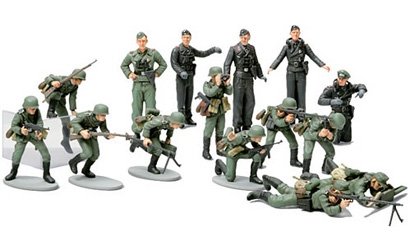 WWII Figuren-Set Dt.Infanterie (15) von Tamiya