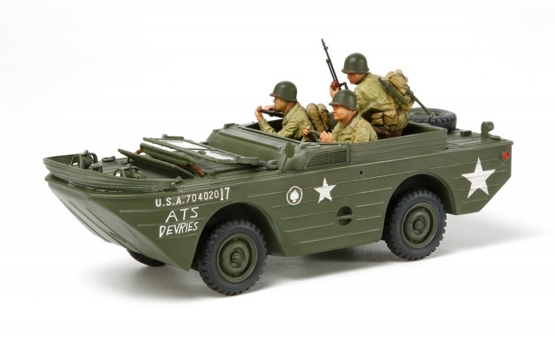 WWII US Ford GPA Amphibien-Fahrzeug (3 Figuren) von Tamiya
