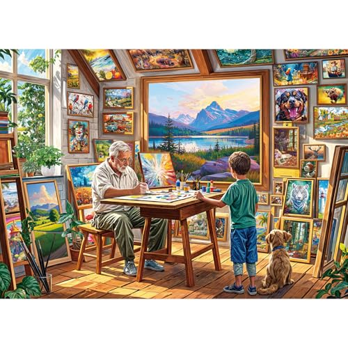 TangComplete - Malstudio - Puzzles für Erwachsene 1000 Teile, herausfordernde Puzzlespiele, unmögliche Puzzle, Puzzles 1000 Teile, schwierige harte Puzzles für Erwachsene TangComplete - Malstudio - Puzzles für Erwachsene 1000 Teile, herausfordernde Puzzlespiele, unmögliche Puzzle, Puzzles 1000 Teile, schwierige harte Puzzles für Erwachsene von TangComplete