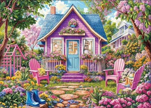 TangComplete Puzzle 1000 Teile für Erwachsene und Kinder, Impossible Game, Puzzles-Geschenk, Clevere Rätsel, Puzzles Farbenfrohes, Puzzle mit Rosa Blumenzimmer-Motiv TangComplete Puzzle 1000 Teile für Erwachsene und Kinder, Impossible Game, Puzzles-Geschenk, Clevere Rätsel, Puzzles Farbenfrohes, Puzzle mit Rosa Blumenzimmer-Motiv von TangComplete