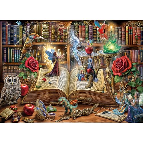 TangMosaic Magic Book Jigsaw Puzzle, 1000 Teile Puzzle für Erwachsene, Impossible Hard Hard Hard Challenging Puzzles für Erwachsene 1000 Teile, Home Decoration Puzzle, Interlock Perfectly No Dust TangMosaic Magic Book Jigsaw Puzzle, 1000 Teile Puzzle für Erwachsene, Impossible Hard Hard Hard Challenging Puzzles für Erwachsene 1000 Teile, Home Decoration Puzzle, Interlock Perfectly No Dust von TangMosaic