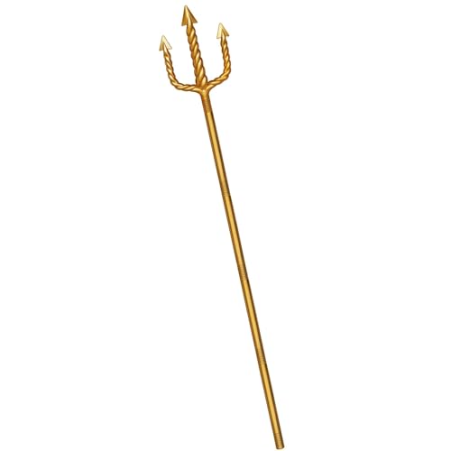 Tanganan Neptun Dreizack des Königs Neptun Kostümzubehör, goldenes Dreizack Kostüm für Halloween Königs Dreizack Teufels Dreizack Kostüm mit Krone für Erwachsene, Kleid, Cosplay Kostüm (Dreizack) Tanganan Neptun Dreizack des Königs Neptun Kostümzubehör, goldenes Dreizack Kostüm für Halloween Königs Dreizack Teufels Dreizack Kostüm mit Krone für Erwachsene, Kleid, Cosplay Kostüm (Dreizack) von Tanganan