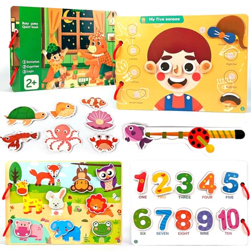 Tangdudu Montessori Busy Book ab 1 2 3 4 5 Jahre Kleinkinder, Busy Board Quiet Book Sensory Toys für Babys, Activity Board Motorikspielzeug, Geburtstagsgeschenke für Jungen und Mädchen Tangdudu Montessori Busy Book ab 1 2 3 4 5 Jahre Kleinkinder, Busy Board Quiet Book Sensory Toys für Babys, Activity Board Motorikspielzeug, Geburtstagsgeschenke für Jungen und Mädchen von Tangdudu