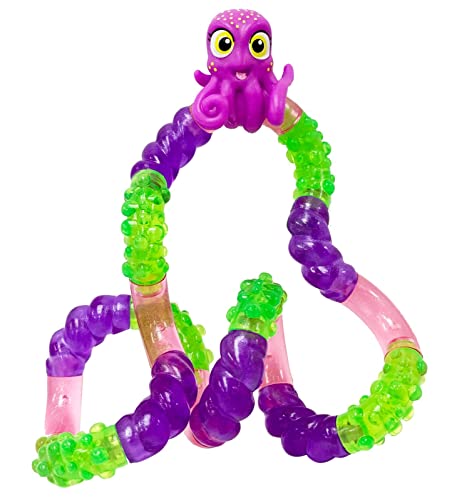 Tangle 8514 Fidget Toy Junior Aquatic Pets Serie mit Tierfigur Oktopus, Antistress Finger Spielzeug, fördert Motorik, beliebig dreh- und kombinierbar, Motorikspielzeug für Kinder ab 3 Jahre, Lila/Grün Tangle 8514 Fidget Toy Junior Aquatic Pets Serie mit Tierfigur Oktopus, Antistress Finger Spielzeug, fördert Motorik, beliebig dreh- und kombinierbar, Motorikspielzeug für Kinder ab 3 Jahre, Lila/Grün von Tangle