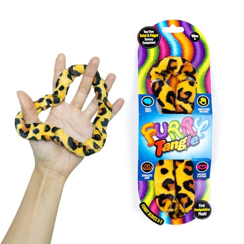 Tangle Furry Fidgets Plüsch-Spielzeug, Leopardenmuster, weiche bunte Plüschmaterialien, die sensorischen Spielzeugliebhabern gefallen werden. Nehmen Sie Ihr pelziges Zappeln überall hin mit Tangle Furry Fidgets Plüsch-Spielzeug, Leopardenmuster, weiche bunte Plüschmaterialien, die sensorischen Spielzeugliebhabern gefallen werden. Nehmen Sie Ihr pelziges Zappeln überall hin mit von Tangle