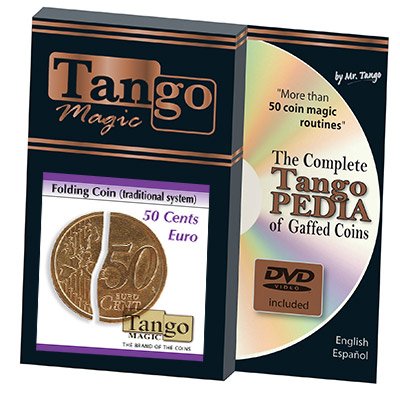 Folding 50 Cent Euro (w/DVD) (E0037) by Tango - Trick von Tango Magic