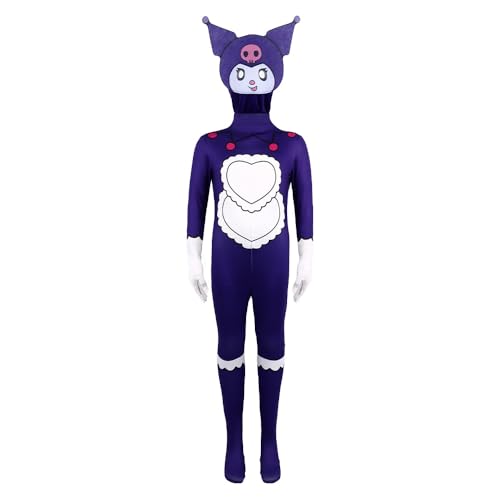 Tangsenyu Kuromi Kostüm für Kinder, Ganzkörper-Overall, Cartoon-Kostüm Tangsenyu Kuromi Kostüm für Kinder, Ganzkörper-Overall, Cartoon-Kostüm von Tangsenyu