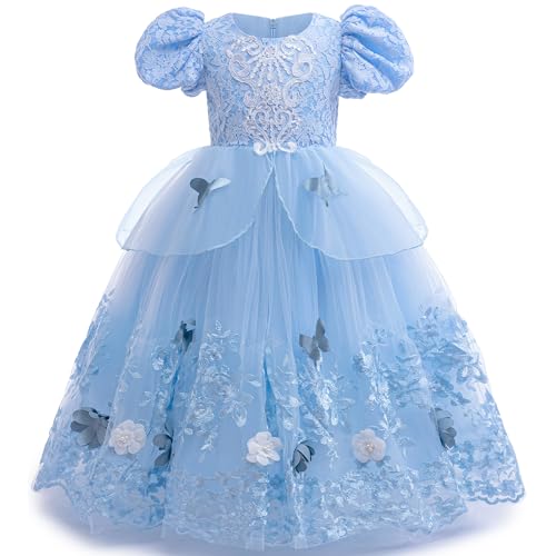 Tangsenyu Prinzessin Aschenputtel-Kostüm für Kinder, klassisches, ausgefallenes Tüllkleid von Tangsenyu