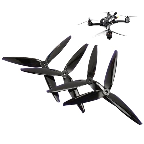 Tangxi 4 Stück Drohnenpropeller, 7 Zoll 180 Mm 3 Blatt Propeller, Hochgeschwindigkeitspropeller für CW FPV Drone 2206 Bis 1500 KV Motor, Geräuscharm Tangxi 4 Stück Drohnenpropeller, 7 Zoll 180 Mm 3 Blatt Propeller, Hochgeschwindigkeitspropeller für CW FPV Drone 2206 Bis 1500 KV Motor, Geräuscharm von Tangxi