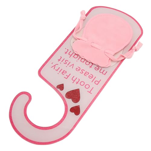 Tangxi Zahnfee Türkleiderback, Süße Farbe Acryl Zahnfee Geldhalter für Verlorene Zähne für Zuhause (PINK) von Tangxi