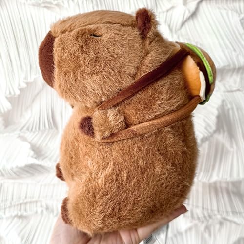 Tanha Capybara Kuscheltier, Capybara Plüschtier (Hamburger 23cm) von Tanha