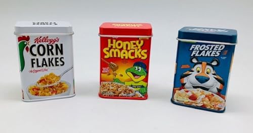 tanner DER KLEINE KAUFMANN TANNER Deco - Kelloggs Metalldosen Set, mit abnehmbaren Deckel, Zubehör für Kaufmannsladen, lebensmittelechtes Design, 0085.6 tanner DER KLEINE KAUFMANN TANNER Deco - Kelloggs Metalldosen Set, mit abnehmbaren Deckel, Zubehör für Kaufmannsladen, lebensmittelechtes Design, 0085.6 von Tanner - DER KLEINE KAUFMANN Deco