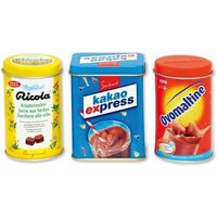 TANNER 0063.9 Ricola, Ovomaltine, Suchard Metalldosen Set von Tanner