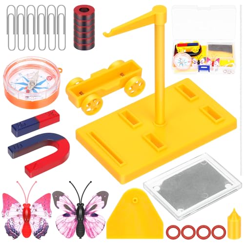 Tanstic 29Pcs Wissenschaft Magnet Kit Physik Elektromagnet Experiment Set Elektrizität und Magnetismus Wissenschaft Kit Wissenschaft Magnet Set für Bildung Wissenschaft Experiment Tanstic 29Pcs Wissenschaft Magnet Kit Physik Elektromagnet Experiment Set Elektrizität und Magnetismus Wissenschaft Kit Wissenschaft Magnet Set für Bildung Wissenschaft Experiment von Tanstic