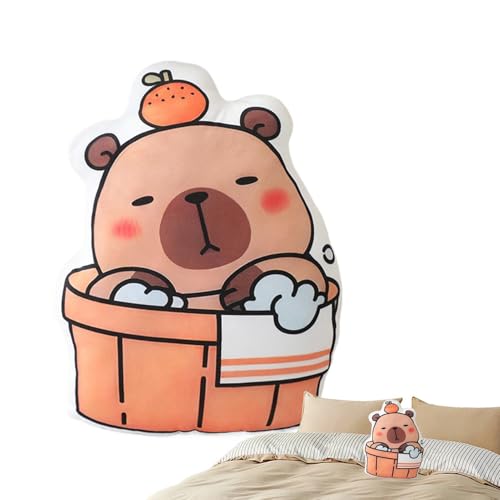 Capybara Plüschtier, niedlich, Capybara | Superweiches Capybara Plüschkissen | Capybara Plüschpuppen, Schlafkissen, Heimdekoration aus Plüsch Capybara Plüschtier, niedlich, Capybara | Superweiches Capybara Plüschkissen | Capybara Plüschpuppen, Schlafkissen, Heimdekoration aus Plüsch von Tanxemery