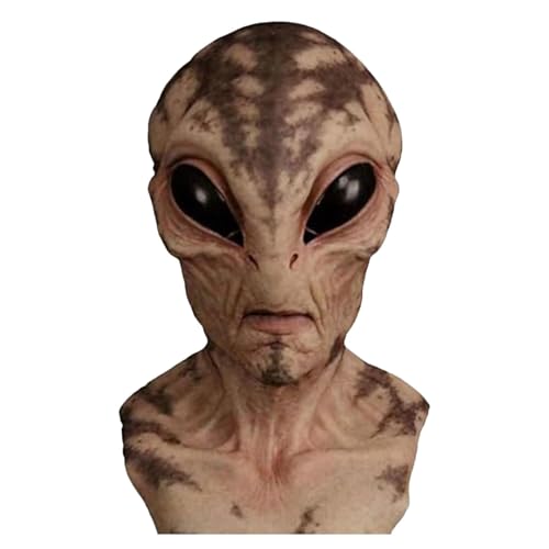 Halloween Alien-Masken Volle Köpfe Alien Realistische Masken Alien Maske Gruseliges Realistisches Gesicht Alien Maske Horror Alien Helm Halloween Cosplay Kostüm Requisiten Für Erwachsene, Festival Halloween Alien-Masken Volle Köpfe Alien Realistische Masken Alien Maske Gruseliges Realistisches Gesicht Alien Maske Horror Alien Helm Halloween Cosplay Kostüm Requisiten Für Erwachsene, Festival von Tanxemery