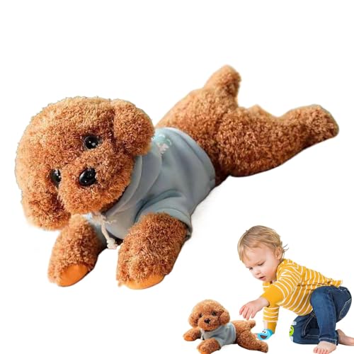 Plüschhund, Plüschhund, Plüschhunde aus Plüsch, niedlich, Plüschtier, Dekoration für das Kindergarten, weiches Welpen-Simulationsspielzeug, 13 von Tanxemery