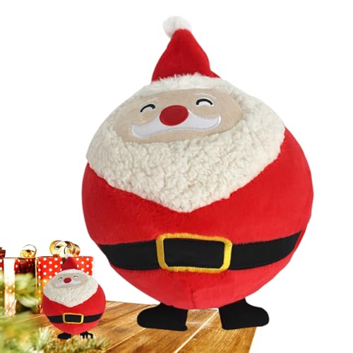Plüschtier Weihnachtsmann | Großer aufblasbarer Weihnachtsmann Plüsch für beruhigende Kuscheltiere Dekoration Winterpartys für und Erwachsene Bett Sofa Haus von Tanxemery
