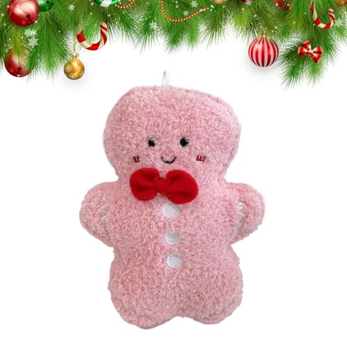 Tanxemery Gingerbread Plush Spielzeug 18 cm - Gingerbread Umarmungs Spielzeug - Weihnachtsschmuck Kissen Deko Für Couch Tür Fenster Stuhl Sofa Party Zuhause Christbaum von Tanxemery
