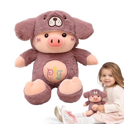 Tanxemery Plüsch, Schweinefleisch-Plüschtier, weiches Plüschtier für Plüschtiere, weiches Kuschelkissen, niedliches und lustiges Schweinefleisch-Spielzeug für und Erwachsene von Tanxemery