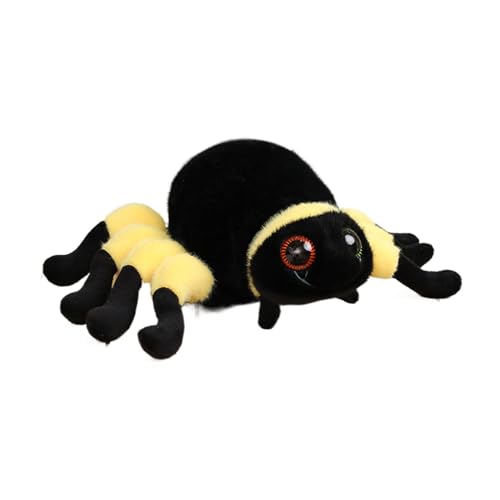 Tanxemery Weiche Spinne, Plüschtierpuppen, Simulations-Spinne, Halloween-Kissen, dekoratives Plüschspielzeug für Ostern, Jahr von Tanxemery