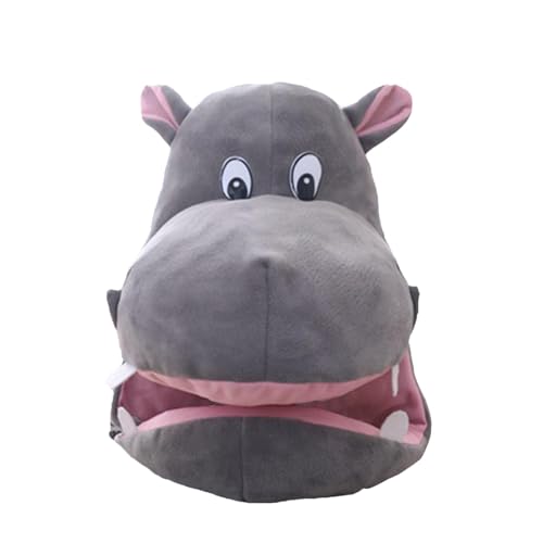 Tiermütze, Nilpferdhut aus Plüsch, verstellbar, niedlich, Foto-Zubehör, Cosplay, Hut, Zubehör für Tierkostüme Tiermütze, Nilpferdhut aus Plüsch, verstellbar, niedlich, Foto-Zubehör, Cosplay, Hut, Zubehör für Tierkostüme von Tanxemery