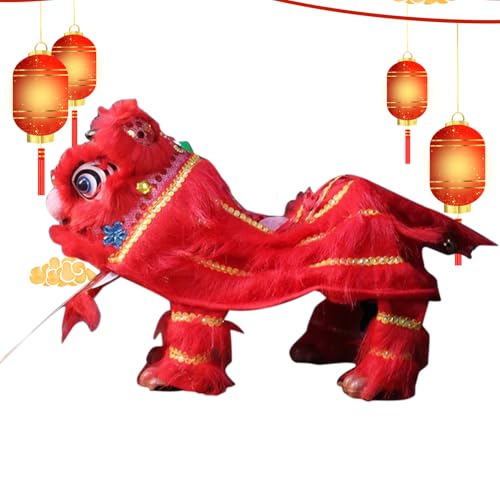 Traditionelle chinesische Handpuppe, Löwentanz mit Fäden – Kulturspielzeug künstlerisches Design für Partys, Schule, Klassenzimmer, Shows, lokale Theater, Treffen von Tanxemery