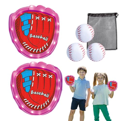 Wurf- und Fangball-Spielzeugset, Wurf- und Fangballspiel - Partys Ballwurfspiel | Strandwurfspiel mit LED-Lichtern für Familientreffen, Karneval im Freien, Geburtstagsfeiern, Campingausflüge Wurf- und Fangball-Spielzeugset, Wurf- und Fangballspiel - Partys Ballwurfspiel | Strandwurfspiel mit LED-Lichtern für Familientreffen, Karneval im Freien, Geburtstagsfeiern, Campingausflüge von Tanxemery