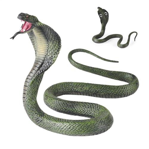 Falsche Schlange, Schlangestreich - Realistische Kobra -Schlangenfigur - Urkomische Streich -Witz -Zeug, Safari -Tierfigur, Halloween -Requisiten für Halloween und Aprilscherz Tag Falsche Schlange, Schlangestreich - Realistische Kobra -Schlangenfigur - Urkomische Streich -Witz -Zeug, Safari -Tierfigur, Halloween -Requisiten für Halloween und Aprilscherz Tag von Tanxier