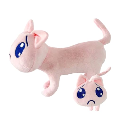 Katzen Stofftier, Ausgestopfte Katze, Weiches Realistisches Spielzeug Mit Traurigem Gesichtsausdruck Für Mädchen Baby Indoor Spielen Und Schlafen von Tanxier