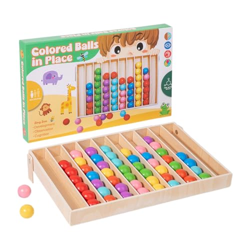 Tanxier Farbensortierspielzeug,Farb Sortieren Bälle Spiel | Holz Vorschule Lernspielzeug - Für Mädchen Klassenzimmer Hausunterricht Kindergarten Nachhilfe Reisen Geburtstag Weihnachten Tanxier Farbensortierspielzeug,Farb Sortieren Bälle Spiel | Holz Vorschule Lernspielzeug - Für Mädchen Klassenzimmer Hausunterricht Kindergarten Nachhilfe Reisen Geburtstag Weihnachten von Tanxier
