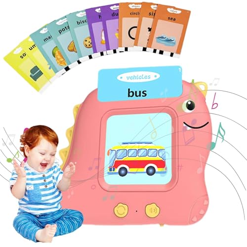 Tanxier Sprachentwicklungsspielzeug für Kleinkinder, Sprechende Lernkarten für Kleinkinder,Sprechende Karteikarten Hörbare Kartenlernmaschine | Sprachspielzeug, über USB wiederaufladbare Lernkarten, Tanxier Sprachentwicklungsspielzeug für Kleinkinder, Sprechende Lernkarten für Kleinkinder,Sprechende Karteikarten Hörbare Kartenlernmaschine | Sprachspielzeug, über USB wiederaufladbare Lernkarten, von Tanxier