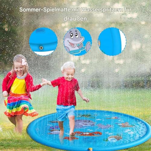Wassermatte Für Kinder | Wasserspielmatte Für Draußen,Tragbarer Sprinkler Spiel Spaß Für Kinder Haustiere Aktivitäten Wassermatte Für Kinder | Wasserspielmatte Für Draußen,Tragbarer Sprinkler Spiel Spaß Für Kinder Haustiere Aktivitäten von Tanxier