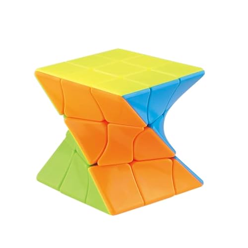TaoLeLe 3 x 3 Speed Cube Twist Skewb Geschwindigkeitswürfel selbstklebend Magci Cube 3D Puzzles Cube lebendige Farbe Puzzle von TaoLeLe