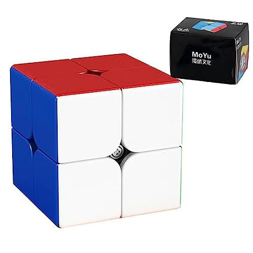 Zauberwürfel, MoYu Meilong M 2x2 Geschwindigkeitswürfel Magnetischer Speed Cube Puzzlewürfe Denksportaufgaben für Kinder Erwachsene Jungen Mädchen Geschenke von TaoLeLe