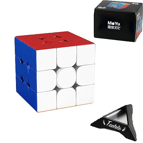 Zauberwürfel, MoYu Meilong M 3x3 Geschwindigkeitswürfel Magnetischer Speed Cube Puzzlewürfe Denksportaufgaben für Kinder Erwachsene Jungen Mädchen Geschenke von TaoLeLe