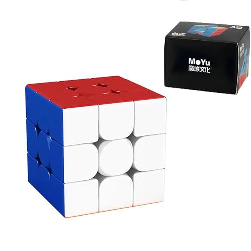 Zauberwürfel, MoYu Meilong M 3x3 Geschwindigkeitswürfel Magnetischer Speed Cube Puzzlewürfe Denksportaufgaben für Kinder Erwachsene Jungen Mädchen Geschenke von TaoLeLe