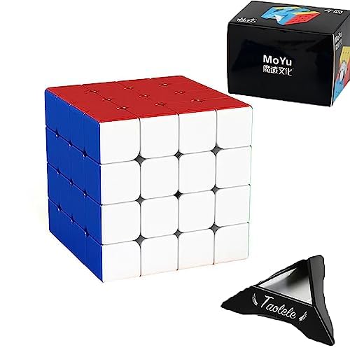 Zauberwürfel, MoYu Meilong M 4x4 Geschwindigkeitswürfel Magnetischer Speed Cube Puzzlewürfe Denksportaufgaben für Kinder Erwachsene Jungen Mädchen Geschenke von TaoLeLe
