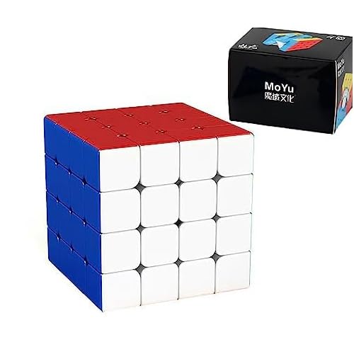 Zauberwürfel, MoYu Meilong M 4x4 Geschwindigkeitswürfel Magnetischer Speed Cube Puzzlewürfe Denksportaufgaben für Kinder Erwachsene Jungen Mädchen Geschenke von TaoLeLe