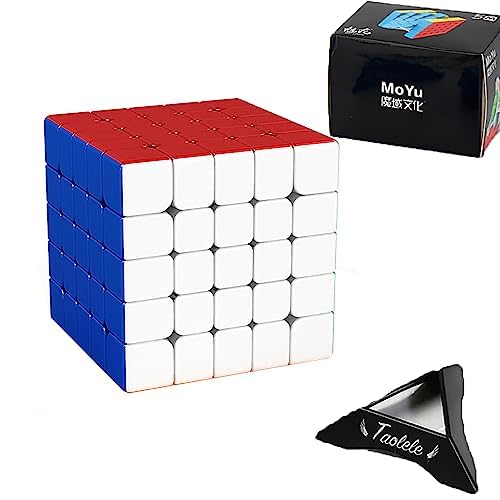 Zauberwürfel, MoYu Meilong M 5x5 Geschwindigkeitswürfel Magnetischer Speed Cube Puzzlewürfe Denksportaufgaben für Kinder Erwachsene Jungen Mädchen Geschenke von TaoLeLe